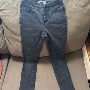 LC Lauren Conrad Charcoal Skinny Jeans